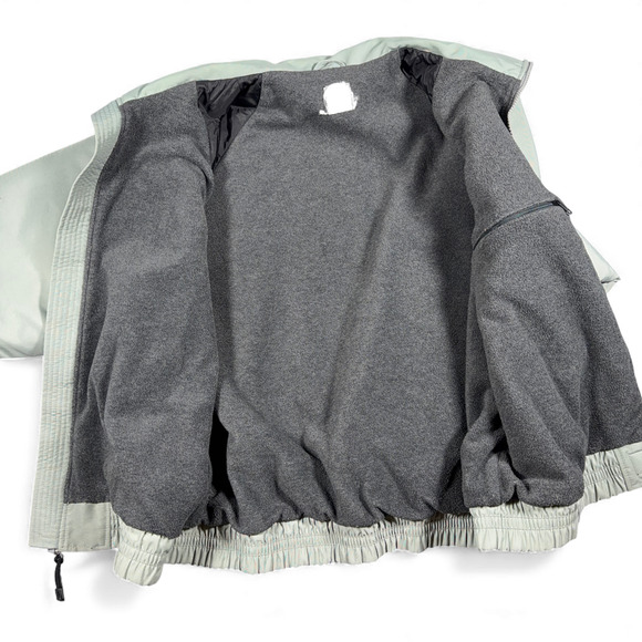 Vintage Carhartt Jacket Adult 2XL XXL Gray Bomber Workwear Fleece Insulated Y2K - Picture 4 of 10